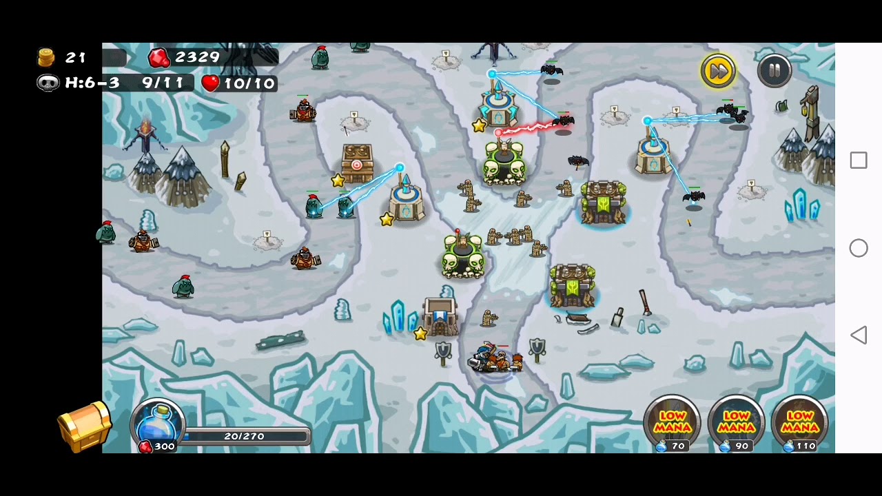 Horde defense - level 6-3 Hard Ice cave (5 stars)
