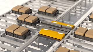 The Future of Parcel Sortation: Vanderlande's Vision for Tomorrow's Distribution Hubs #3danimation