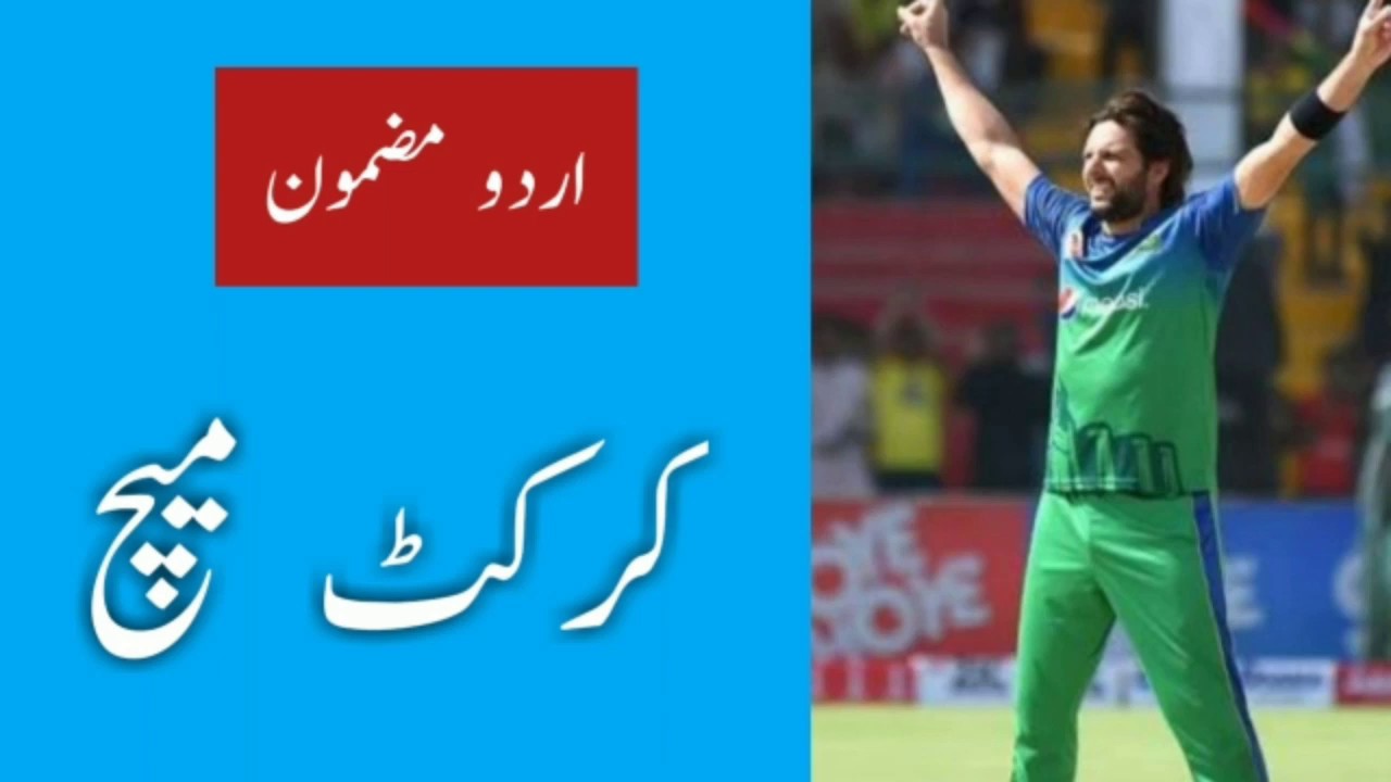 essay on cricket in urdu