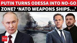 ‘NATO Arms’ Ships Under Fire’: Putin CHOKES Kyiv’s Black Sea Lifeline, Hits Odessa Ports | Watch