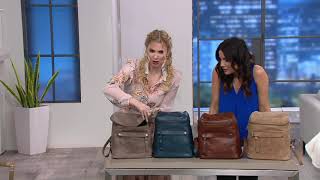Frye Leather Melissa Zip Backpack on QVC