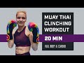 20 min muay thai clinching workout  full body  cardio  niina carita