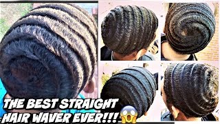 THE BEST OG 360 WAVE STRAIGHT HAIR WAVER EVER! NO FORKS, DEFINITION & CROWN GO CRAZY! (MUST SEE) screenshot 2