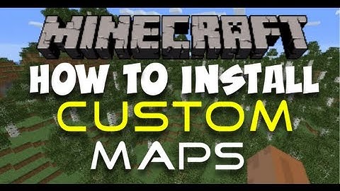 Minecraft 1.7.2 How to Download & Install Custom maps ! Windows