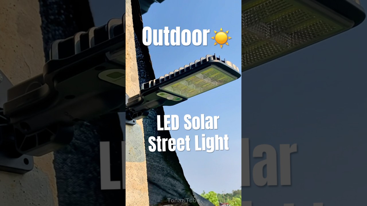 8000W Powerful Solar Street Lights Outdoor With 3 Light Mode #solarledlights #solarstreetlight