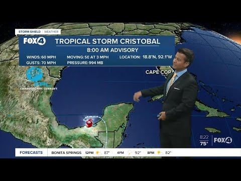 Tropical Storm Cristobal Update 6/3/20 8 AM
