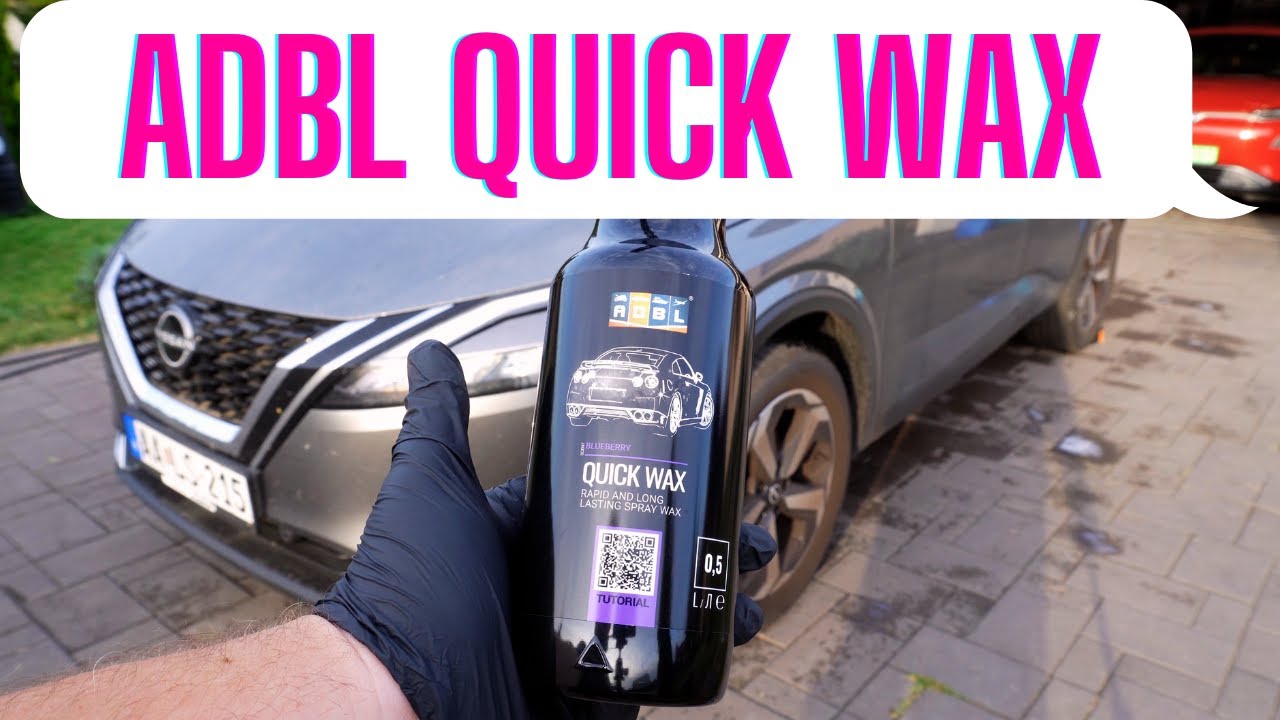 Quick Wax ADBL Long Lasting Spray Wax - OCD Detailing Online Store