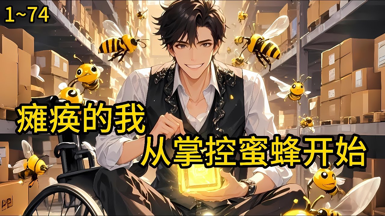 一场车祸失去了父母，也失去了行走的能力两年时间他一直对亲戚虚与委蛇可这些人已经得到了他的遗产还不想放过他《都市：瘫痪的我，从掌控蜜蜂开始》1~74#小说 #热血#小说推荐 #漫畫#有声小说#狗血#爽文