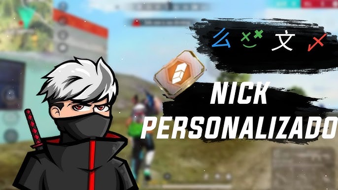 Nick Personalizado Free Fire: modifique letras e símbolos diferentes de  forma fácil