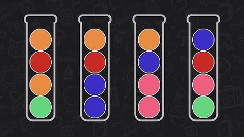 Ball Sort Puzzle Level 7 Solution