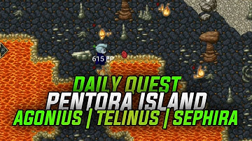 TIBIAME DAILY QUEST PENTORA ISLAND