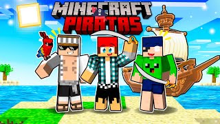 EM BUSCA do MAIOR TESOURO dos SETE MARES! - MINECRAFT PIRATAS O Filme