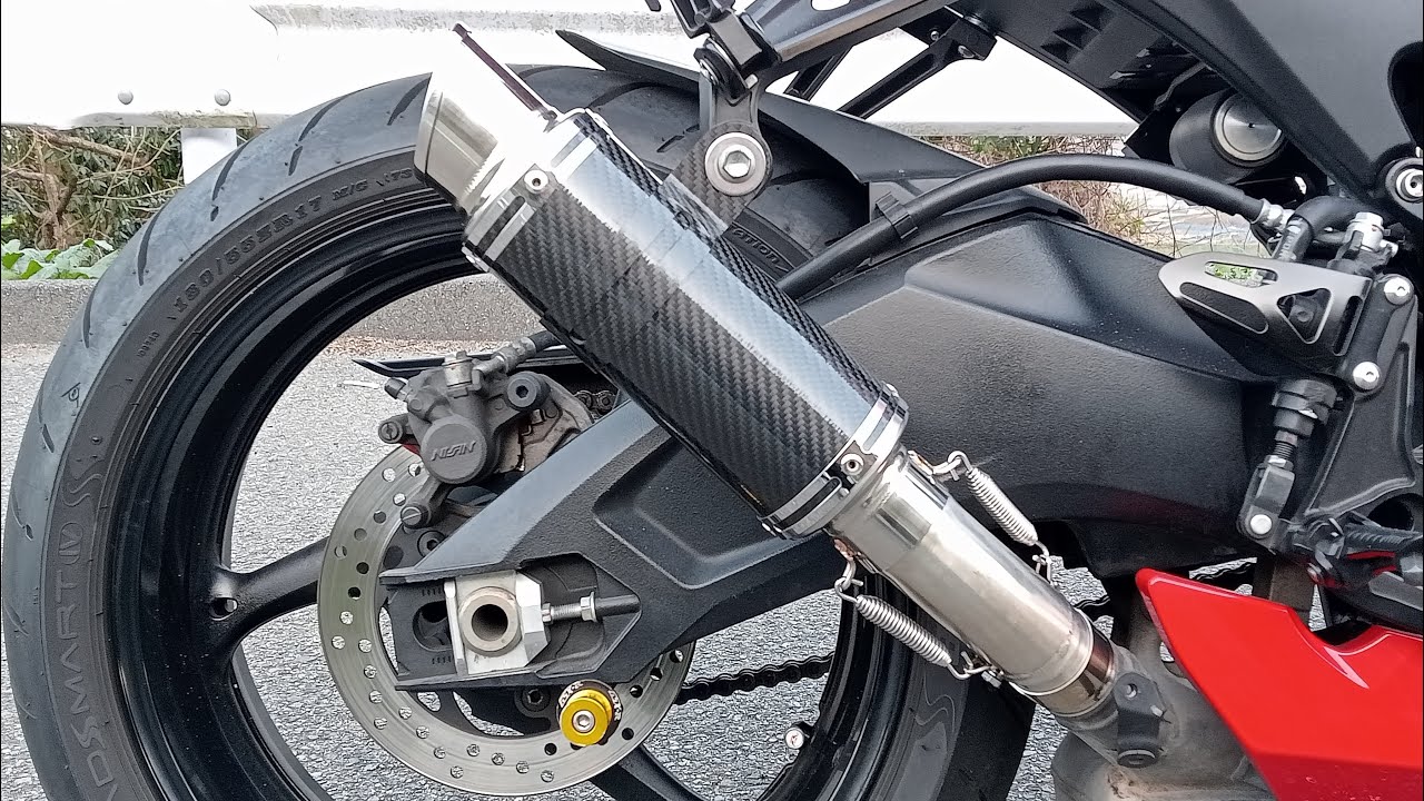 GSX-R600】LCIショートカーボンスリップオンマフラー【LCIPARTS