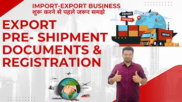 Export Pre-Shipment Documents Explained: Essential Guide for Exporters I Export Documents #Export