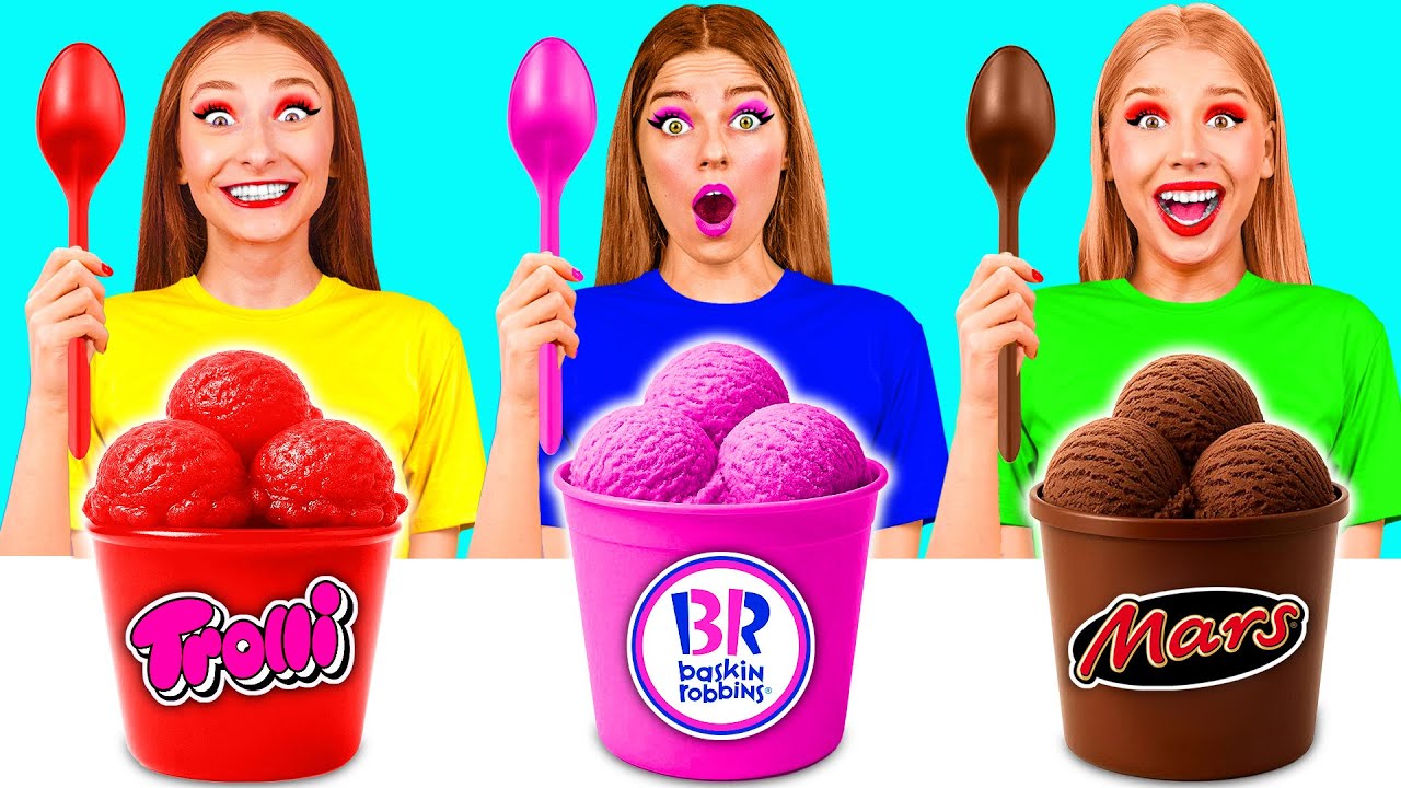 Мармеладна їжа vs Справжня їжа vs Шоколадна їжа Челендж