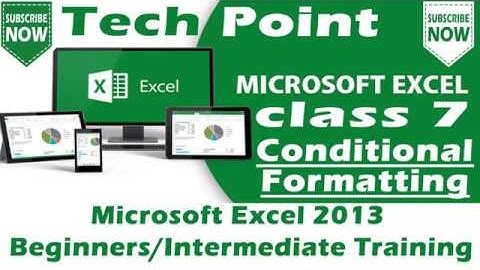 Conditional formatting | Class 7 | advance excel