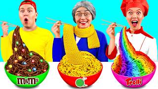 Reto De Cocina Yo vs Abuela | Recetas de Cocina Increíbles de KaZaZa Challenge