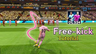 How to Score Goal From Every Free-kick in DLS 24 | Dream League Soccer 2024 Free-kick Tutorial screenshot 5