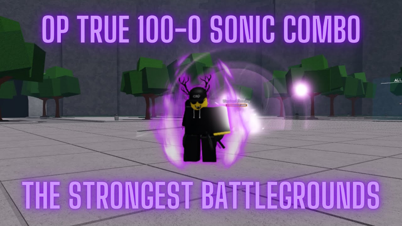 100-0 COMBO FOR EVERY CHARACTER in The Strongest Battlegrounds