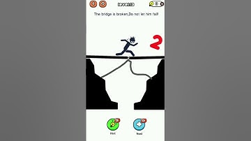 Drawing My Way to Victory: Save Stickman Challenge - Level - 13 #artandgaming #drawchallenge