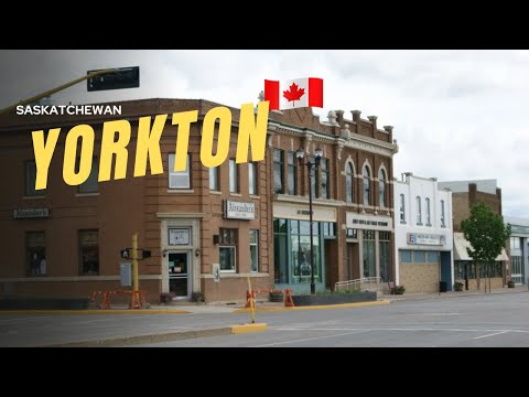 Tour around City of YORKTON, Saskatchewan | Canada [4K]