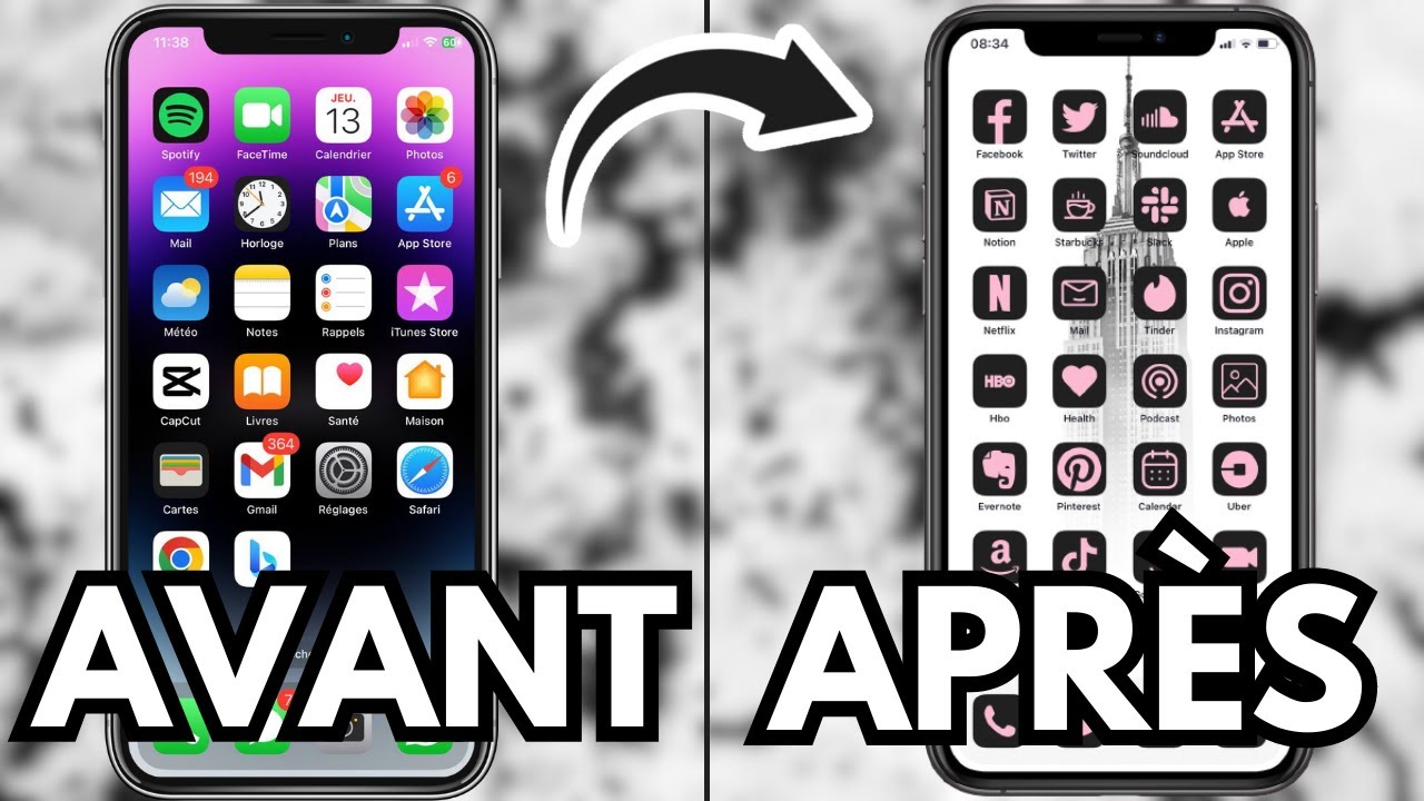 Comment Changer Les Icones Sur Iphone (Facile) - YouTube