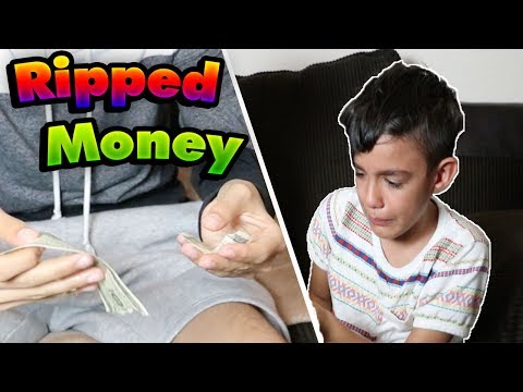 Destroying Little Brothers Money Prank! (He Cries) ($100)