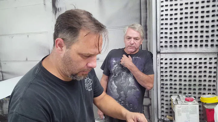 Spraying the 37 coupe part 1