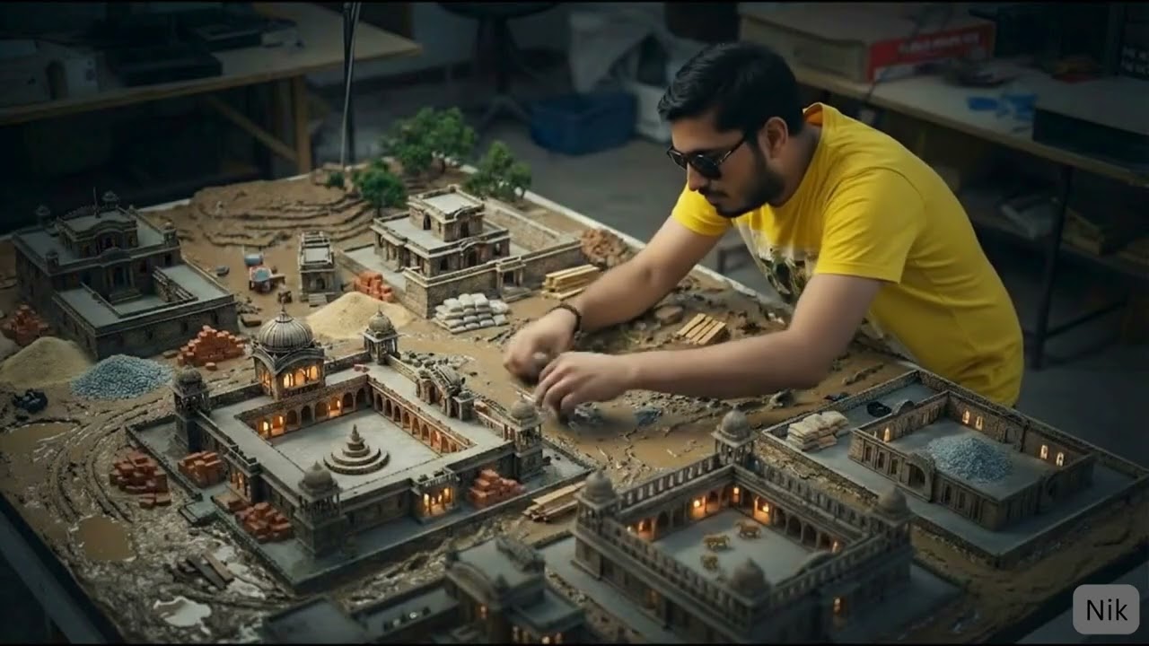 Miniature Heritage City Model Making | Ancient India Architecture