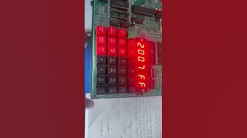 Addition of two 8-bit numbers using an 8085 MP Training Kit #csit #bca #microprocessor #practical