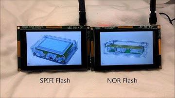 uEZGUI-4088-43WQN-BA SPIFI vs NOR Flash