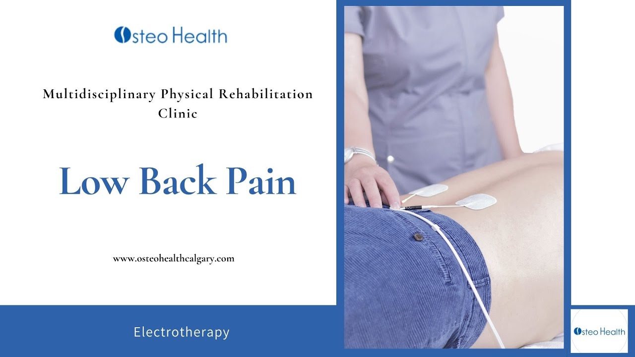 Low back pain treatment with Electrotherapy YouTube