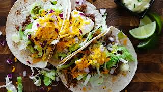 Slow Cooker Pulled Pork Tacos | My take on Pulled Pork Tacos