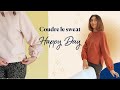 Coudre le sweat happy day