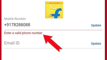 Flipkart Invalid Email & Mobile Number Error Problem Solved