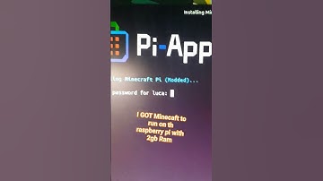 I Got Minecraft to run on the Raspberrypi 2gb ram #minecaft #raspberrypi