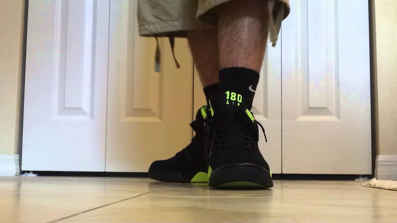 nike air force 180 black volt