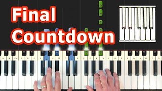 Europe - The Final Countdown - Piano Tutorial - How To Play (Synthesia) chords