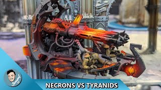 NECRONS VS TYRANIDS WARHAMMER BATTLE REPORT
