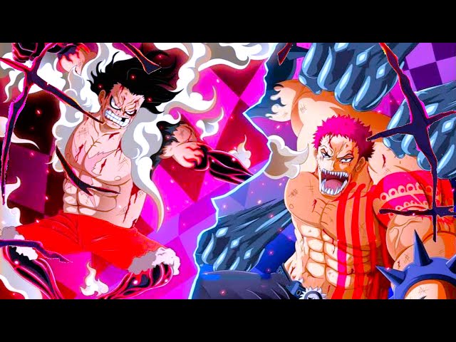 Luffy beats Katakuri in the mirror world. Luffy's peak! Snake man class=