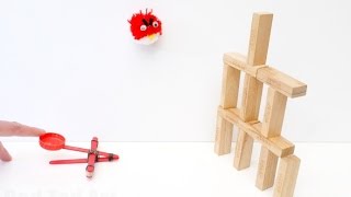 How to Make a Craft Stick Catapult DIY (simple S.T.E.M. ideas) How to make a simple Craft Stick Catapult Toy - using craft sticks and left over loom bands. See how quick and easy it is to make this
