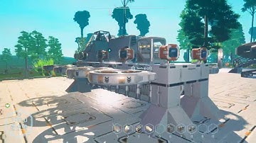 Planet Nomads 3  Base and projects - Flying Car