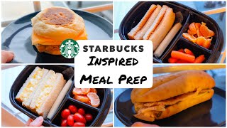 Making Meals for Travel: Easy Starbucks Inspired Meal Prep Ideas | Comicon Vendor Prep | Hotel Meals