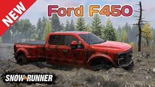New Truck Ford F450 In SnowRunner Season 12 @TIKUS19