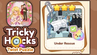 Full Tricky Hacks Twisted Puzzle level 48 Under Rescue Walkthrough Solution Update