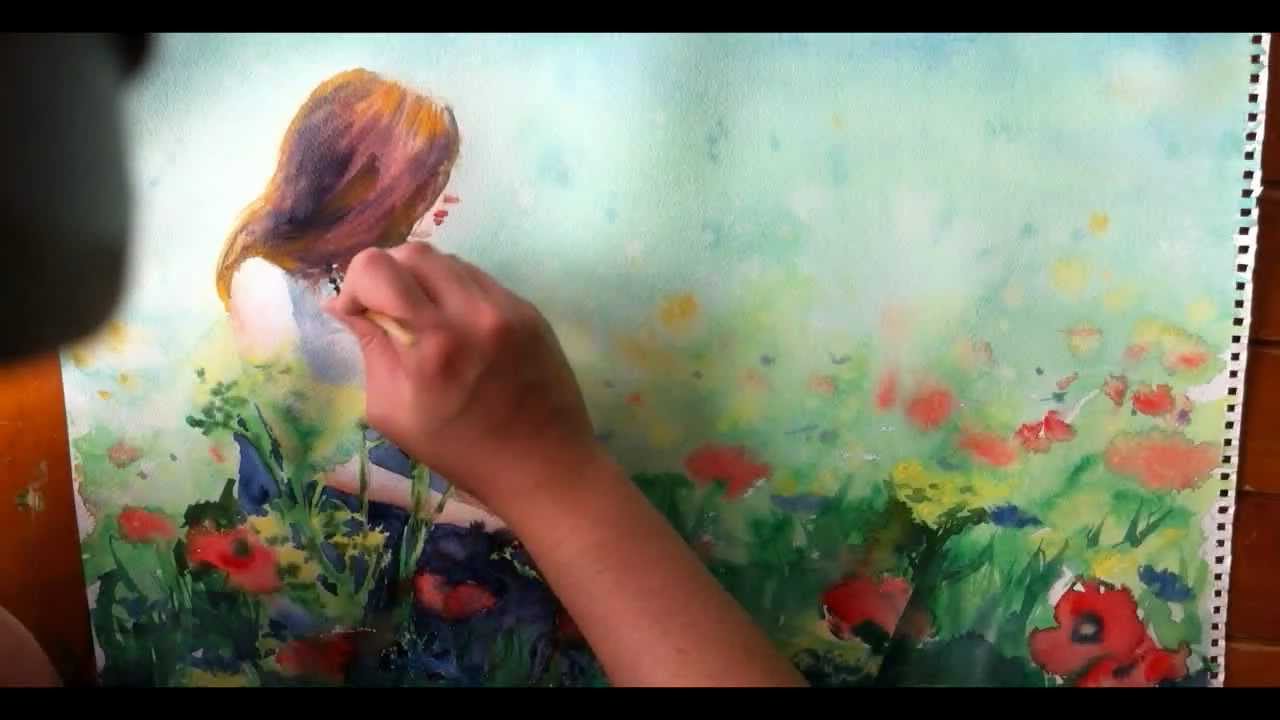 Dobroniega's Watercolor Speedpainting "The Meadow"