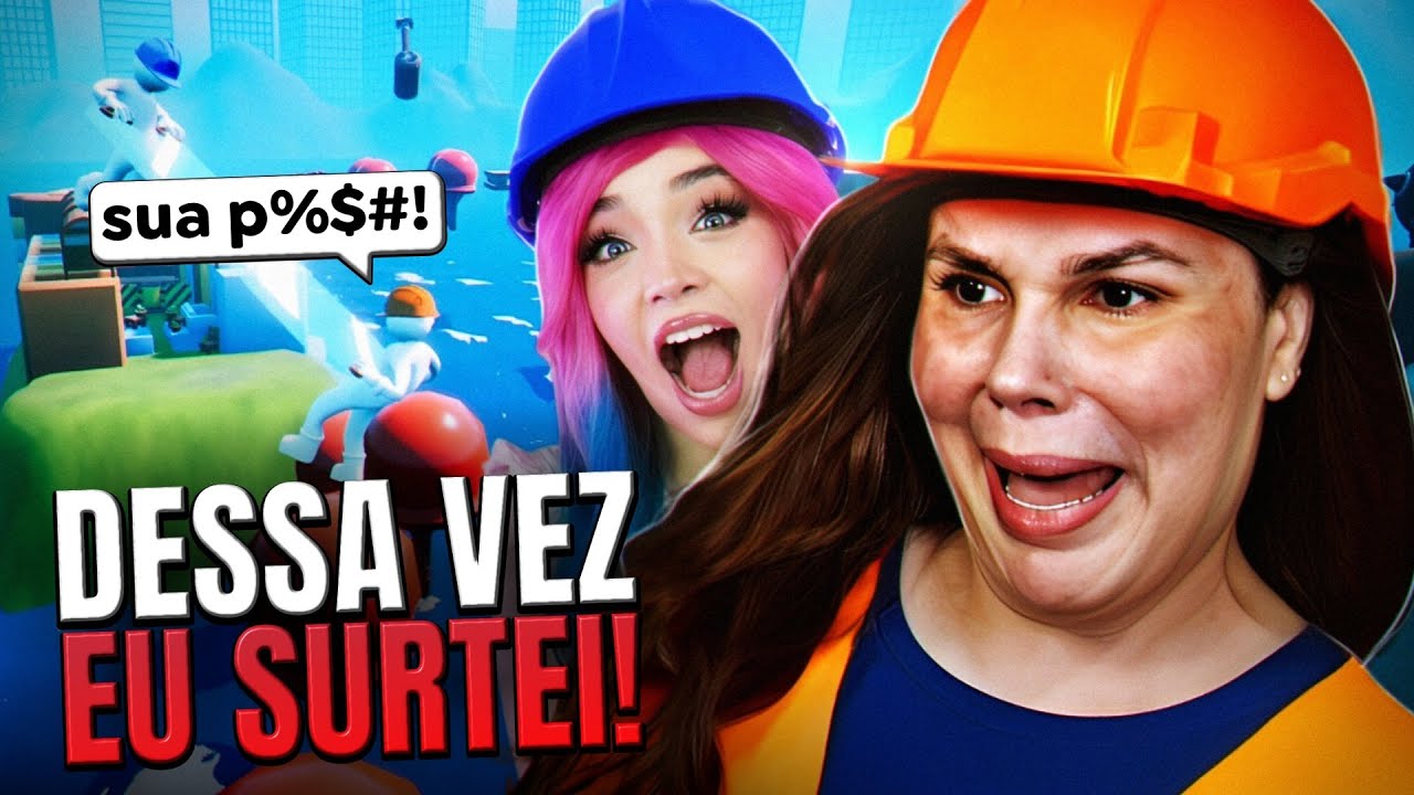 SURTEI MUITO com MINHA AMIGA nesse JOGO 😡 | Carry The Glass - Parte 2