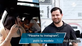 Karely Ruiz coquetea con policía, pero la batea