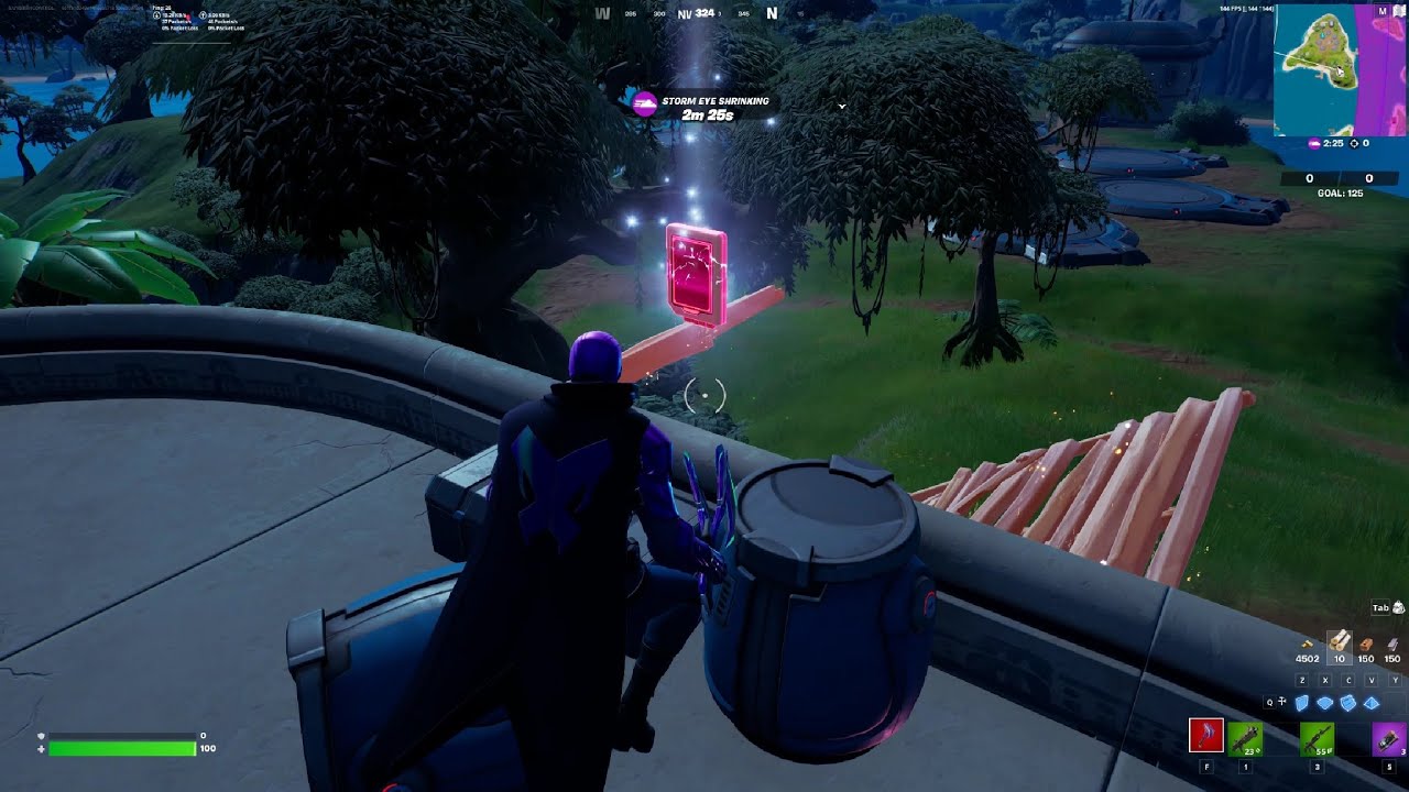 Collect Omni Chips at Launchpad Omni Sword Quest - Fortnite