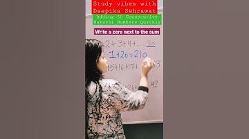 🤔How to add 20 Consecutive Numbers Quickly?#numbersystem #tricks #shorts #maths #viral #trending #yt